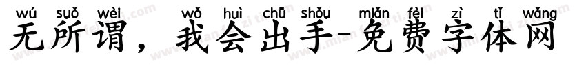 无所谓，我会出手字体转换