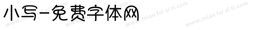 小写字体转换