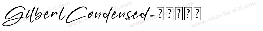 GilbertCondensed字体转换