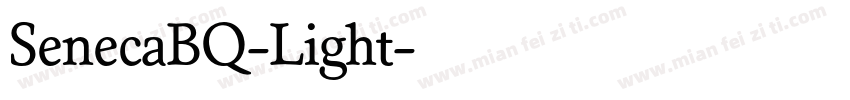 SenecaBQ-Light字体转换