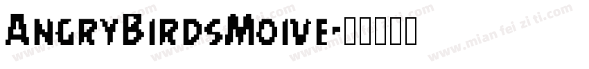 AngryBirdsMoive字体转换