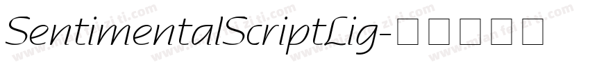 SentimentalScriptLig字体转换