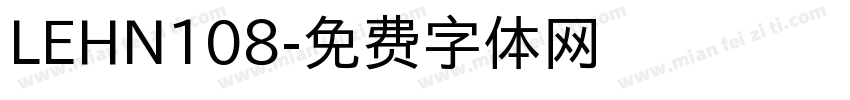 LEHN108字体转换