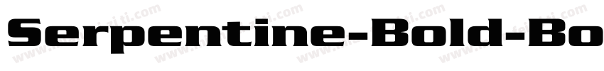 Serpentine-Bold-Bold字体转换