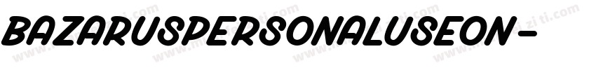 bazaruspersonaluseon字体转换