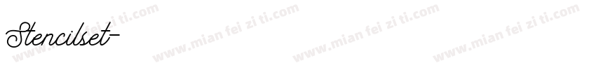Stencilset字体转换