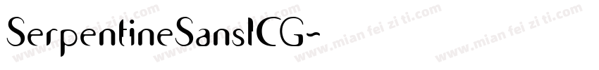 SerpentineSansICG字体转换