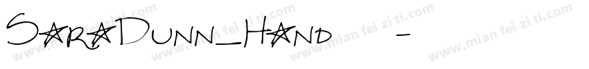 SaraDunn_Hand转换器字体转换