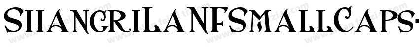 ShangriLaNFSmallCaps字体转换