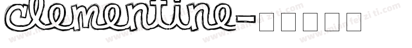 Clementine字体转换