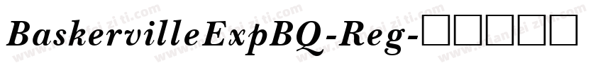 BaskervilleExpBQ-Reg字体转换