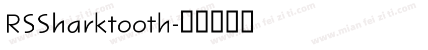RSSharktooth字体转换