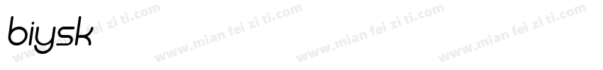 Biysk字体转换