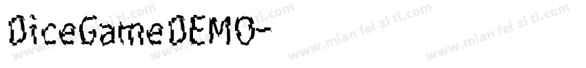 DiceGameDEMO字体转换