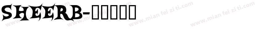 SHEERB字体转换
