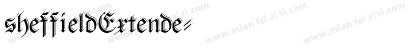 sheffieldExtende字体转换
