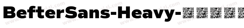 BefterSans-Heavy字体转换