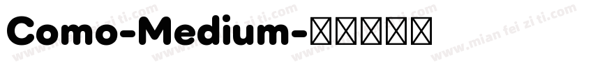 Como-Medium字体转换