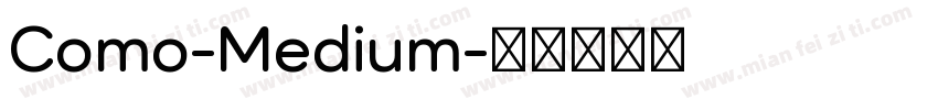 Como-Medium字体转换