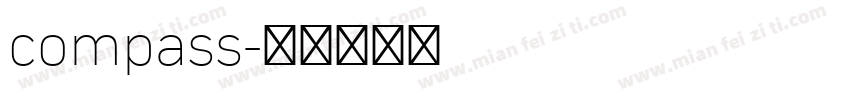 compass字体转换