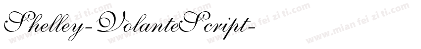 Shelley-VolanteScript字体转换