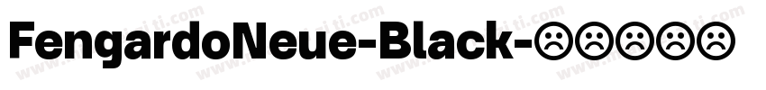 FengardoNeue-Black字体转换