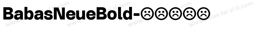 BabasNeueBold字体转换