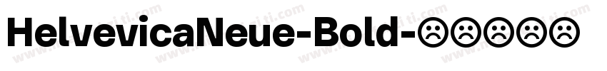 HelvevicaNeue-Bold字体转换