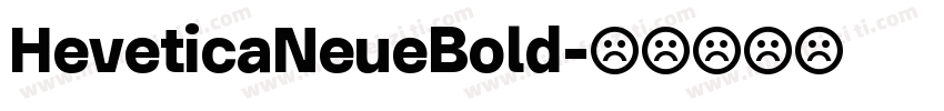 HeveticaNeueBold字体转换