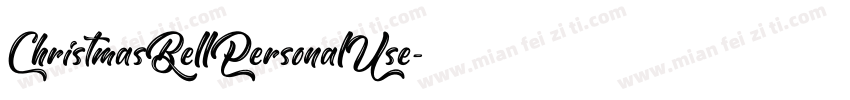 ChristmasBellPersonalUse字体转换