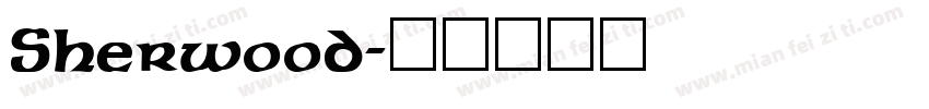 Sherwood字体转换