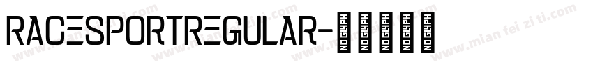 RaceSportRegular字体转换