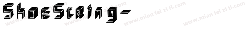 ShoeString字体转换