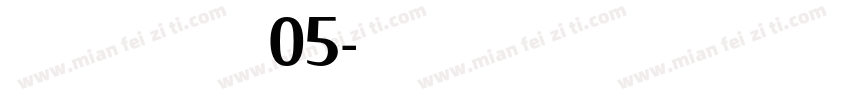 MontaukProLigW05字体转换