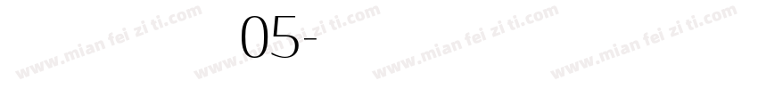MontaukProLigW05字体转换