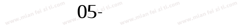 MontaukProLigW05字体转换