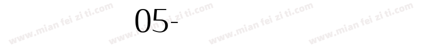 MontaukProLigW05字体转换