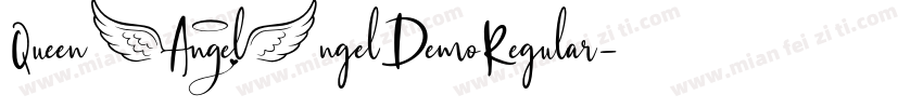 QueenAngelDemoRegular字体转换