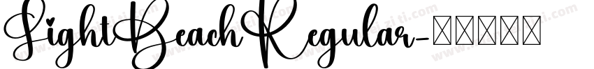 LightBeachRegular字体转换