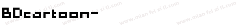 BDcartoon字体转换