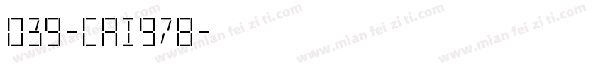 039-CAI978字体转换