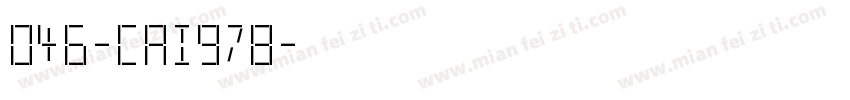 046-cai978字体转换