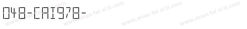 048-CAI978字体转换