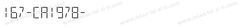 167-CA1978字体转换