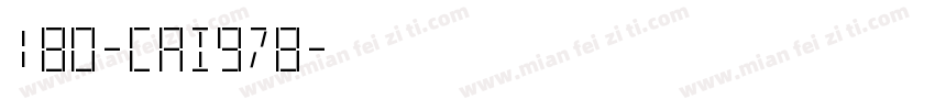 180-CAI978字体转换