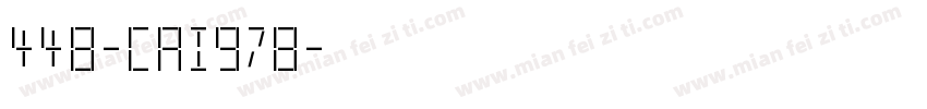 448-CAI978字体转换