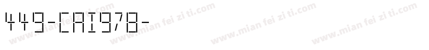 449-CAI978字体转换