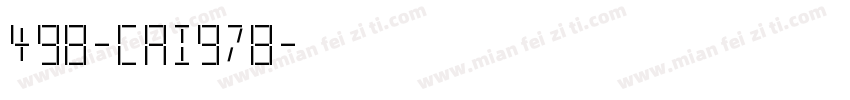 498-CAI978字体转换