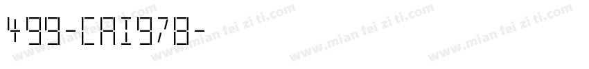 499-CAI978字体转换