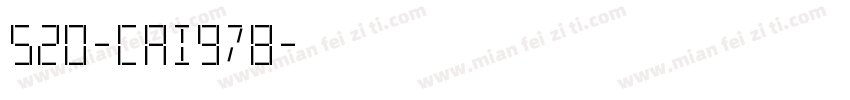 520-CAI978字体转换